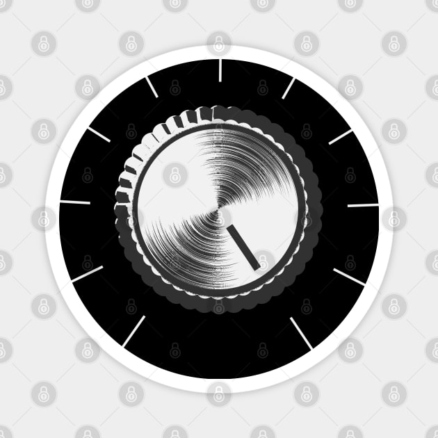 Tube Amp Volume Knob These go to 11 80s Rock Magnet TeePublic